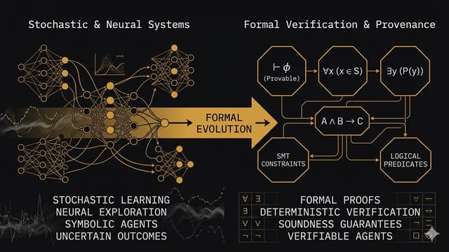 Formal Evolution: From Self-Optimizing to Self-Verifying Agentic Systems