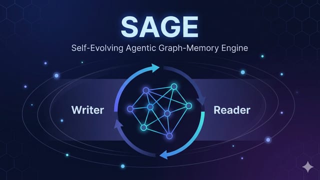 SAGE: Self-Evolving Agentic Graph Memory — When Memory Graphs Learn to Improve Themselves